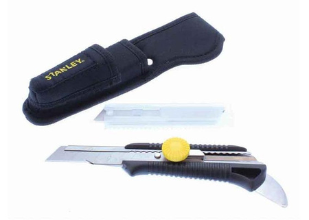 STANLEY NOŻYK 18mm OST.ŁAM.+OSTRZA+ETUI