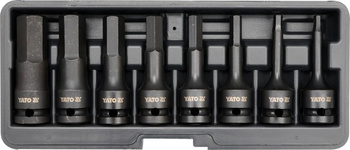 YATO KLUCZE HEX / IMBUSOWE UDAROWE 8 elem. 1066