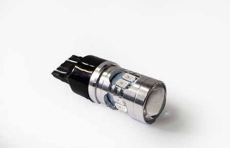 Żarówki W21/5W 7443 LED CZERWONO POMARAŃCZOWA USA