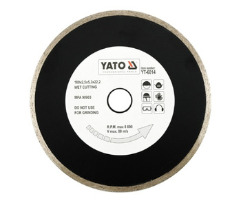 YATO TARCZA DIAMENTOWA PEŁNA 230 x 22,2mm    6015