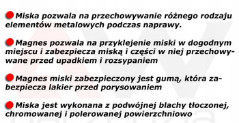 YATO MISKA MAGNETYCZNA OKRĄGŁA 110mm YT-08295