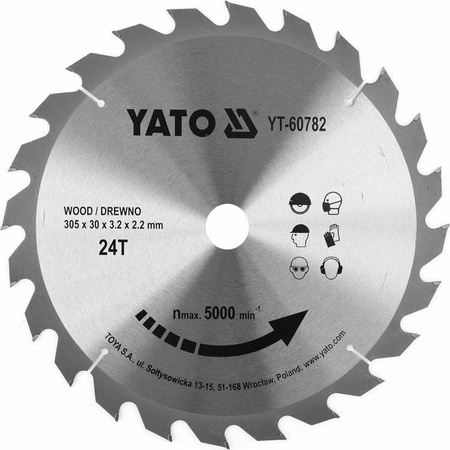 YATO PIŁA TARCZ.WID. 305*24*30    60782