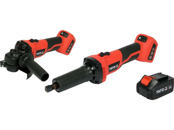 YATO SZLIFIERKI 18V ZESTAW 2szt. KĄTOWA + PROSTA 1x4,0Ah