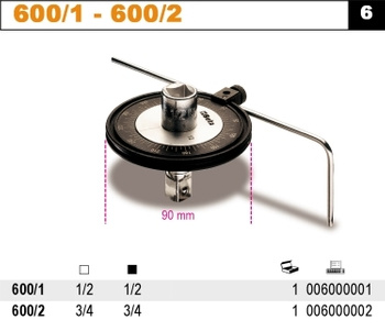 BETA WSKAŹNIK DOKRĘCANIA KĄTA 3/4"