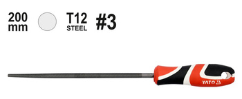 PILNIK DO METALU 200mm #3 OKRĄGŁY