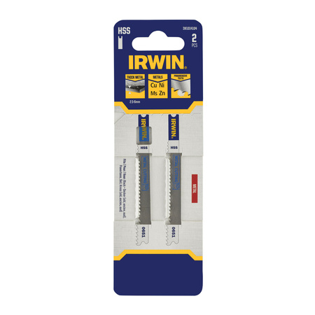 IRWIN BRZESZCZOT HSS DO WYRZYNARKI / TYP U / METAL 2,5 - 6mm /2szt.