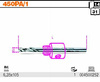 BETA WIERTŁO PROWADZĄCE DO UCHWYTU 450AL/1, MODEL450PA/1, 6,35X105MM