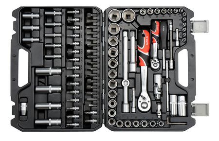 YATO ZESTAW KLUCZY 1/4" , 1/2" 94 elem. 12681