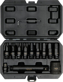 YATO KLUCZE TORX / HEX UDAROWE 12 elem. 10655