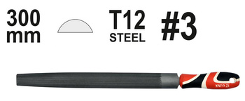 PILNIK DO METALU 300mm #3 PÓŁOKRĄGŁY