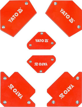 YATO KĄTOWNIK SPAWALNICZY MAGNETYCZNY KPL.6szt.
