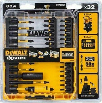 DEWALT ZESTAW KOŃCÓWEK FLEXTORQ 32cz.