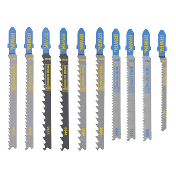 IRWIN BRZESZCZOT HCS/HSS DO WYRZYNARKI / TYP U kpl.10szt. METAL (1-6 mm), DREWNO (<60mm), w kaseci