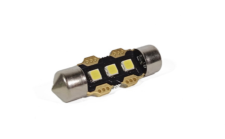 Żarówki C5W 36MM LED 3 LED 12V MLEC Biała 6000k