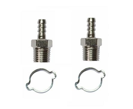 STANLEY ZŁĄCZE WĘŻA 6mm GWINT ZEWNĘTRZNY 1/4" - 2 sztuki