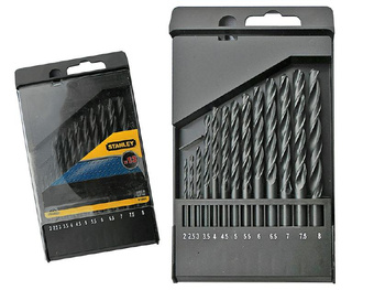 STA.WIERTŁA ZESTAW DO METALU 13szt. 2-8