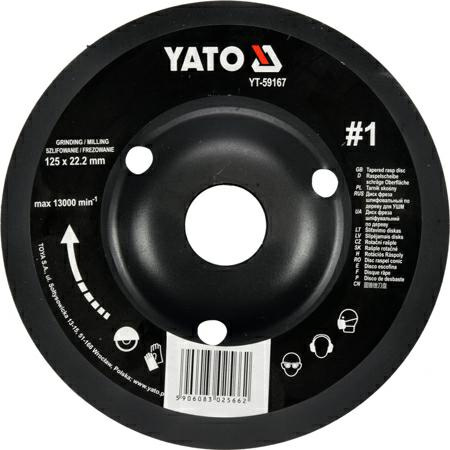 YATO TARNIK SKOŚNY 125mm NR1