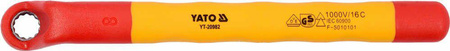 YATO KLUCZ OCZKOWY ODGIĘTY IZOLOWANY  8mm VDE