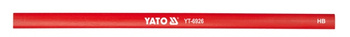 YATO OŁÓWEK STOLARSKI CZERWONY 245mm (144szt.)  6926