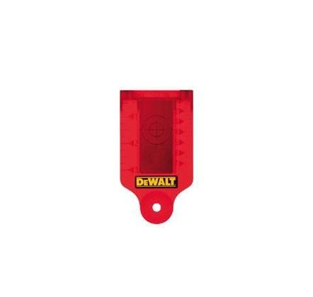DEWALT TARCZA CELOWNICZA DO LASERA, CZERWONA DE0730