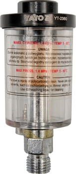 YATO FILTR ODWADNIACZ 1/4"            2380