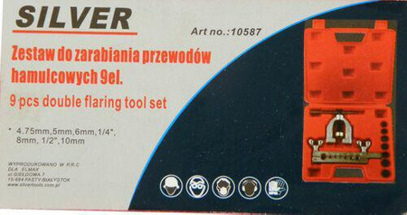 STA.ZESTAW KOŃCÓWEK 6el. + UCHWYT