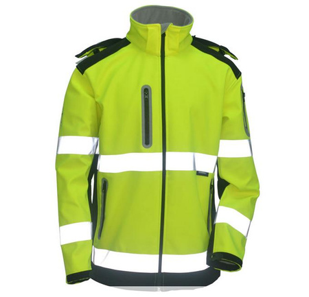 BETA KURTKA SOFTSHELL OSTRZEGAWCZA ŻÓŁTO-GRANATOWA  L