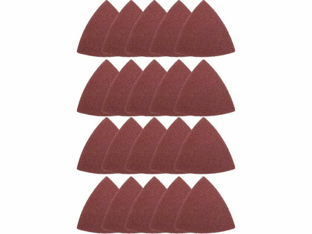 YATO PAPIER ŚCIERNY TRÓJKĄTNY 80mm 20szt.