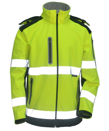 BETA KURTKA SOFTSHELL OSTRZEGAWCZA ŻÓŁTO-GRANATOWA  M