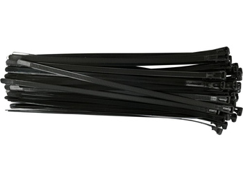 YATO OPASKA PLASTIKOWA SAMOZACISKOWA CZARNA  7,6*300 /50szt