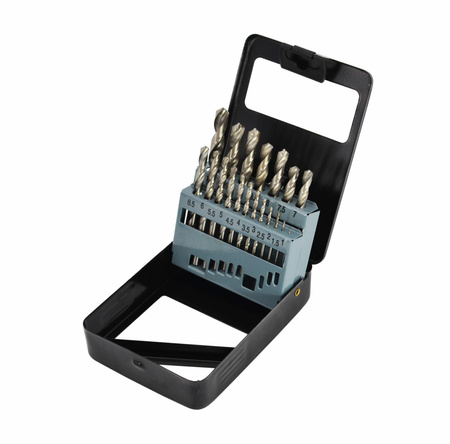 AWTOOLS WIERTŁA DO METALU HSS-G KOMPLET 19elem. /1,0 - 10,0mm/