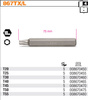 BETA KOŃCÓWKA WKRĘTAKOWA TORX SZEŚCIOKĄTNA T50x75mm 10mm