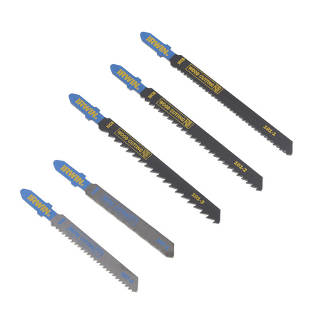 IRWIN BRZESZCZOT HCS/HSS DO WYRZYNARKI / TYP T kpl. 5szt. METAL i drewna, w blistrze