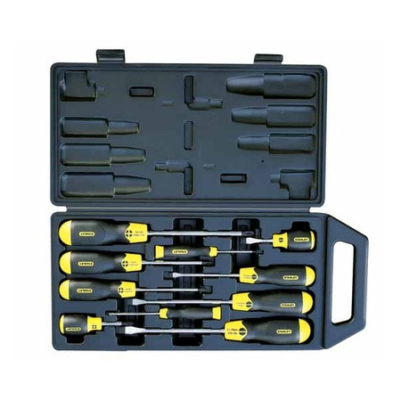 STANLEY ZESTAW WKRĘTAKÓW 10 elem. CUSHION GRIP PŁ+PH