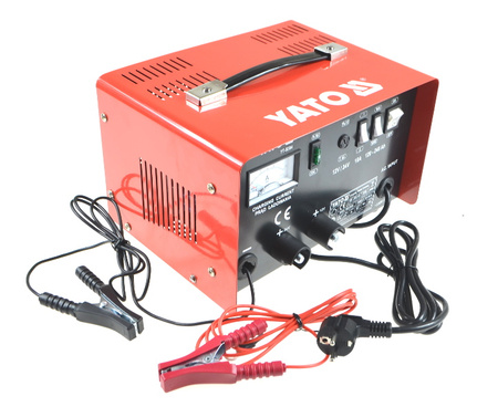 YATO PROSTOWNIK ZE WSPOMAGANIE ŁADOWANIA 16A 12V / 24V 120 - 240Ah