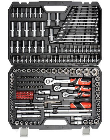 YATO ZESTAW  KLUCZY 1/4" , 3/8" , 1/2"  216 elem. XXL  38841