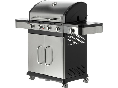 YATO GRILL GAZOWY 4+1, STAL NIERDZEWNA 14,2KW