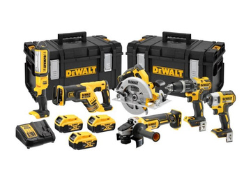 DEWALT ZESTAW COMBO 18V 6 - ELEMENTOWY + 3 x 5,0Ah + 2x DS300 DCK623P3