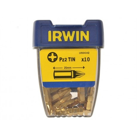 IRWIN KOŃCÓWKA PZ2 x 25mm TIN /10szt.