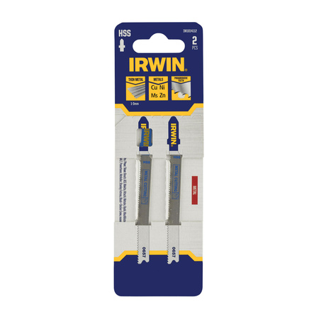 IRWIN BRZESZCZOT HSS DO WYRZYNARKI / TYP T / / METAL 1,0 - 3mm /2szt.
