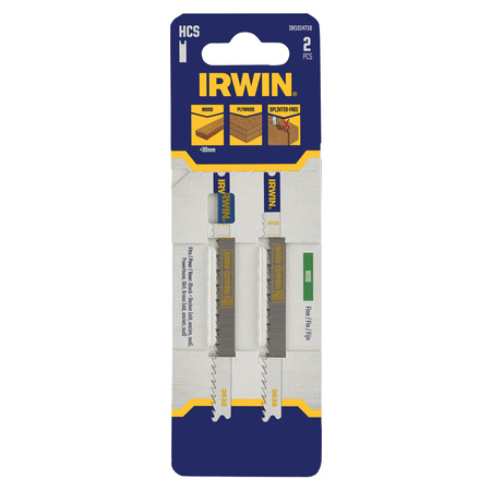 IRWIN BRZESZCZOT HCS DO WYRZYNARKI / TYP U / DREWNO drobne zęby <30mm i sklejki /2szt.