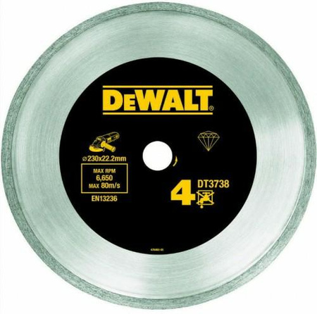 DEWALT TARCZA DIAM.PEŁ. 230x2,1x22,2mm