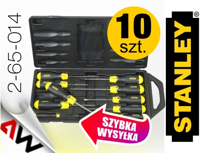 STANLEY WKRĘTAKI 10cz.CUSHION GRIP PŁ + PZ