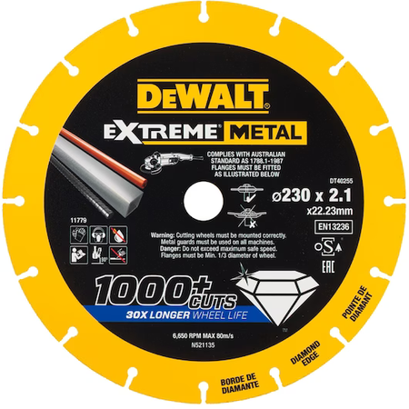 DEWALT TARCZA METAL 230x2,1x22,2mm DIAMENTOWA