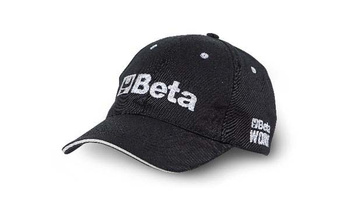 BETA CZAPKA Z DASZKIEM T/C CZARNA 280 g/m2 7982B
