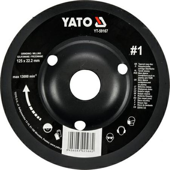 YATO TARNIK SKOŚNY 125mm NR1