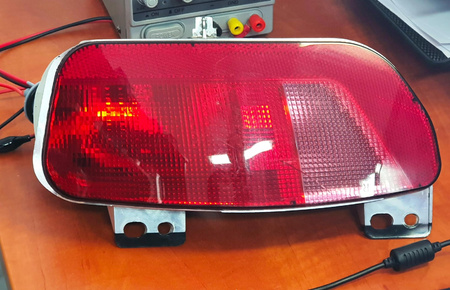 Żarówki W21/5W 7443 LED CZERWONO POMARAŃCZOWA USA