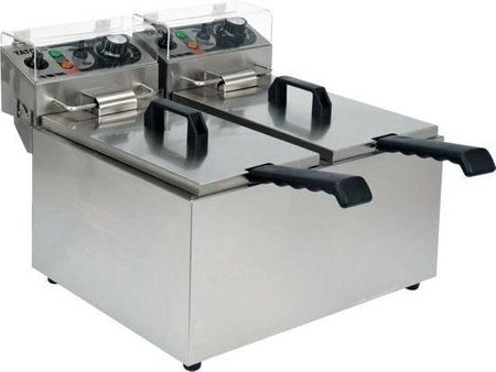 YATO FRYTOWNICA 2-KOMOROWA 2x8L