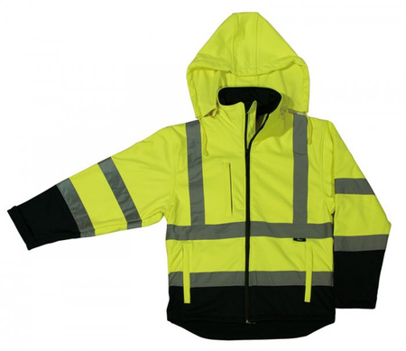 BETA KURTKA SOFTSHELL OSTRZEGAWCZA (ŻÓŁTO-GRANATOWA) - ROZMIAR XL