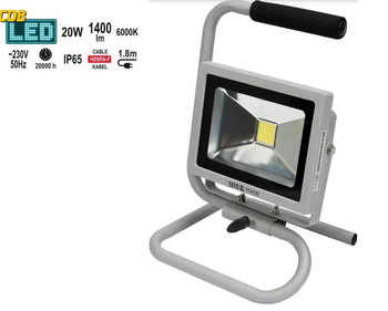YATO REFLEKTOR LED COB PRZENOŚNY 20W 1400LM
